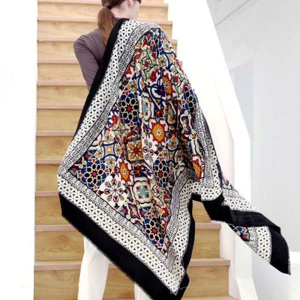scarves nepalese style women 100% wool scarf wraps shawl for autumn winter charming clothing accessories travel & outdoor 200*90cm, Blue;gray
scarves nepalese style women 100% wool scarf wraps shawl for autumn winter charming clothing accessories travel & outdoor 200*90cm, Blue;gray