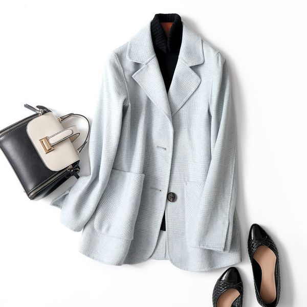 arrival double sided cashmere coat solid slim soft casual style woolen women's for winter 210427, Black
arrival double sided cashmere coat solid slim soft casual style woolen women's for winter 210427, Black