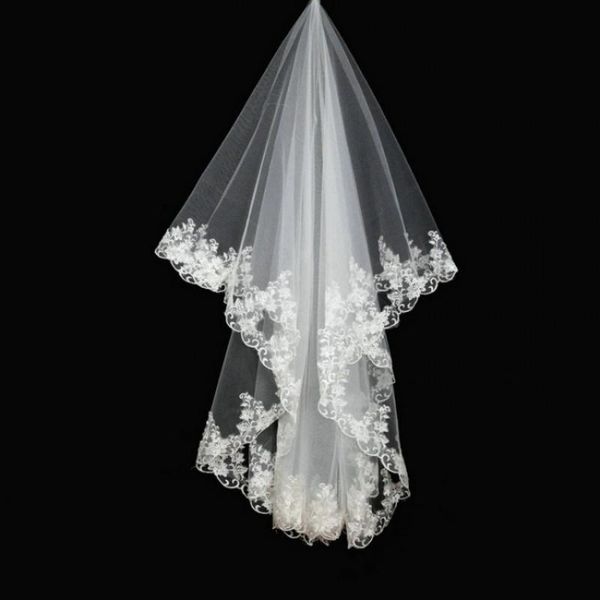 bridal veils shamai ivory/white one layer elbow length veil with comb lace edge tulle wedding, Black
bridal veils shamai ivory/white one layer elbow length veil with comb lace edge tulle wedding, Black