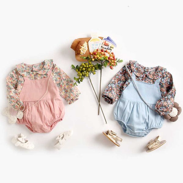 0-3yrs newborn floral fake two piece long sleeve clothes rompers spring autumn baby toddler girls jumpsuits, Blue
0-3yrs newborn floral fake two piece long sleeve clothes rompers spring autumn baby toddler girls jumpsuits, Blue