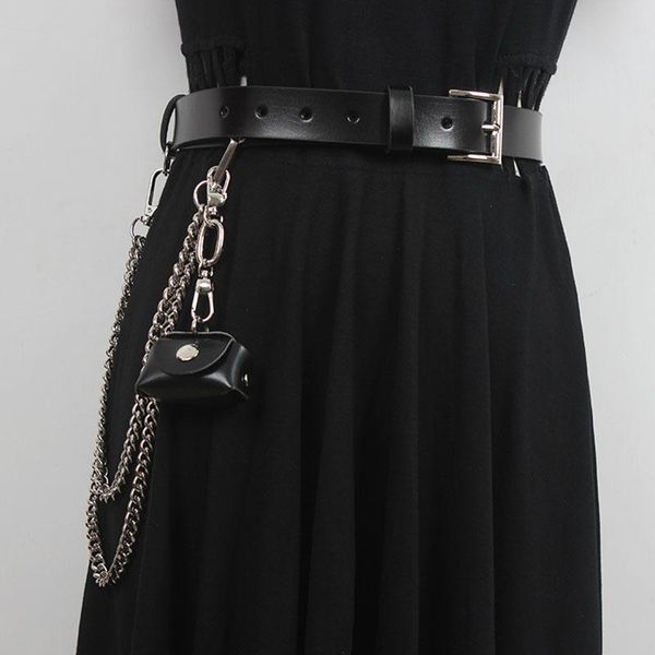 belts seebeautiful metal long chain pu leather mini bag waist girdle pin buckle woman summer 2021 fashion all match e590, Black;brown
belts seebeautiful metal long chain pu leather mini bag waist girdle pin buckle woman summer 2021 fashion all match e590, Black;brown
