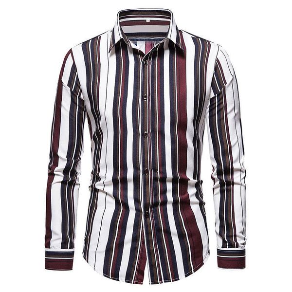 men's casual shirts striped vintage shirt hawaiian slim fit social business gentleman dress fashion print wedding clothing long sleeve, White;black
men's casual shirts striped vintage shirt hawaiian slim fit social business gentleman dress fashion print wedding clothing long sleeve, White;black