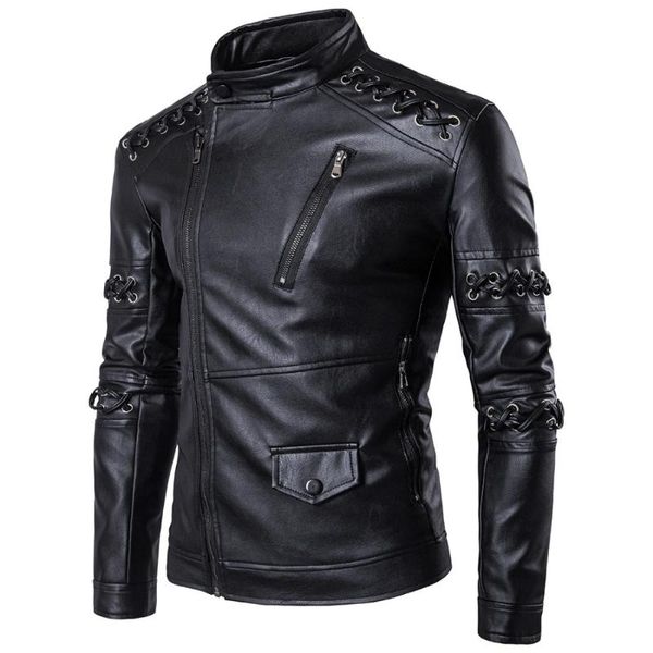 men's fur & faux moto biker leather jackets cool style locomotive pu coats good quality male outwear slim suede, Black
men's fur & faux moto biker leather jackets cool style locomotive pu coats good quality male outwear slim suede, Black
