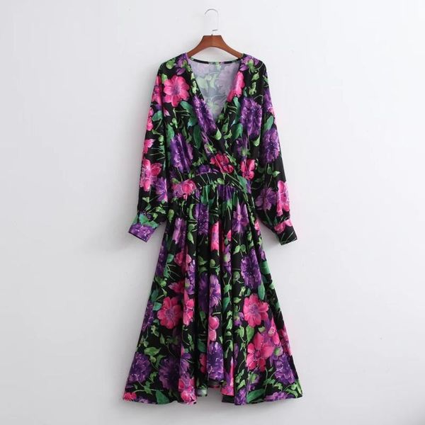 casual dresses elegant women flower printing v neck midi swing dress female long sleeve clothes lady loose vestido d8799, Black;gray
casual dresses elegant women flower printing v neck midi swing dress female long sleeve clothes lady loose vestido d8799, Black;gray