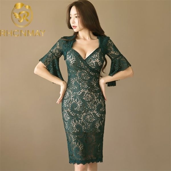 autumn women's deep v-neck lace pencil dress hollow out flare sleeve sheath bodycon dresses elegant vestidos 210520, Black;gray
autumn women's deep v-neck lace pencil dress hollow out flare sleeve sheath bodycon dresses elegant vestidos 210520, Black;gray