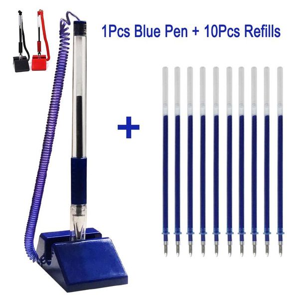 gel pens desk stick fixed 0.5mm black / blue red ink pen counter advertising signature school stationery supplies +10 refills
gel pens desk stick fixed 0.5mm black / blue red ink pen counter advertising signature school stationery supplies +10 refills