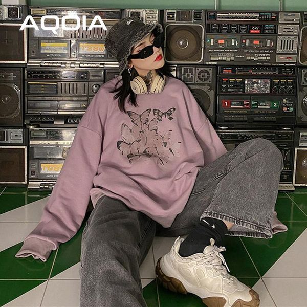 women's hoodies & sweatshirts autumn streetwear butterfly printing letter loose sweatshirt oversize women 2021 ins female pullovers, Black
women's hoodies & sweatshirts autumn streetwear butterfly printing letter loose sweatshirt oversize women 2021 ins female pullovers, Black