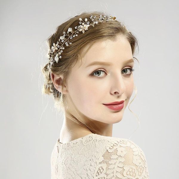 hair clips & barrettes exquisite handmade gold crystal pearls wedding headpiece vine enamel bridal headband festival accessories gifts, Golden;silver
hair clips & barrettes exquisite handmade gold crystal pearls wedding headpiece vine enamel bridal headband festival accessories gifts, Golden;silver