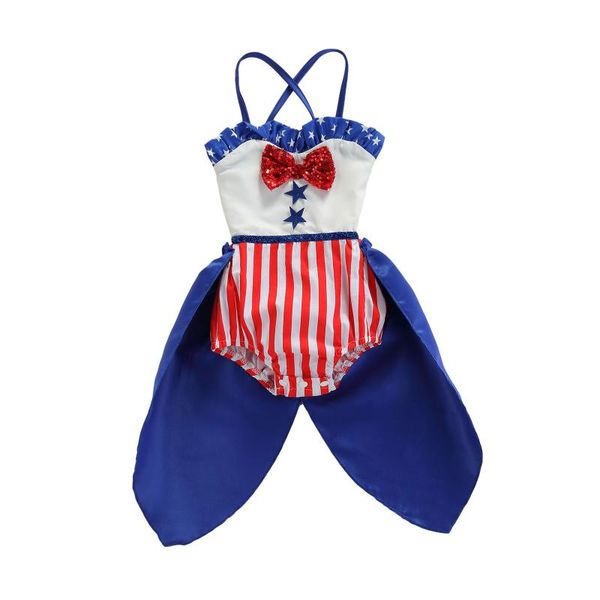 jumpsuits 2021 0-24m kid girls camisole romper independence day with bow decoration stripes print backless summer clothing playsuit dress, Blue
jumpsuits 2021 0-24m kid girls camisole romper independence day with bow decoration stripes print backless summer clothing playsuit dress, Blue