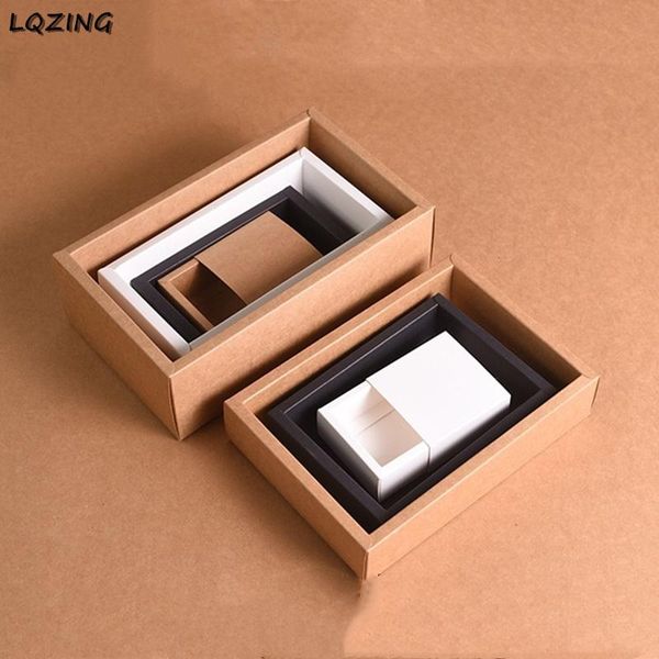 gift wrap large kraft cardboard paper drawer boxes wedding black white packing box for jewelry/scarf/perfume packaging carton
gift wrap large kraft cardboard paper drawer boxes wedding black white packing box for jewelry/scarf/perfume packaging carton