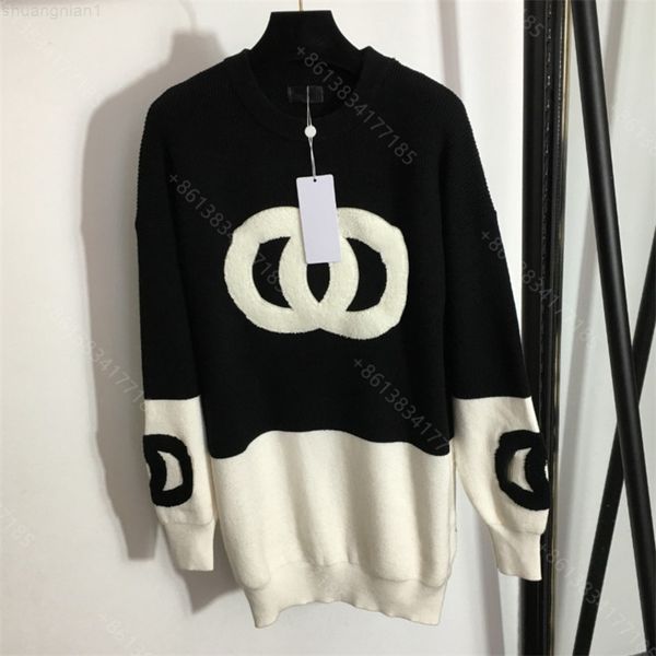 classic design women wool sweater coat crochet mujer knit hoodie dress long sleeve letter logo cc brand round neck pullover hoodies casual f, White;black
classic design women wool sweater coat crochet mujer knit hoodie dress long sleeve letter logo cc brand round neck pullover hoodies casual f, White;black