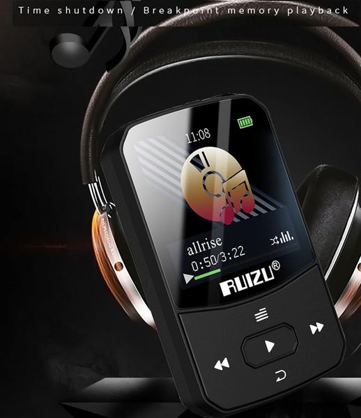 & mp4 players ruizu x52 sport bluetooth4.2 mp3 player clip mini support fm bluetooth music
& mp4 players ruizu x52 sport bluetooth4.2 mp3 player clip mini support fm bluetooth music