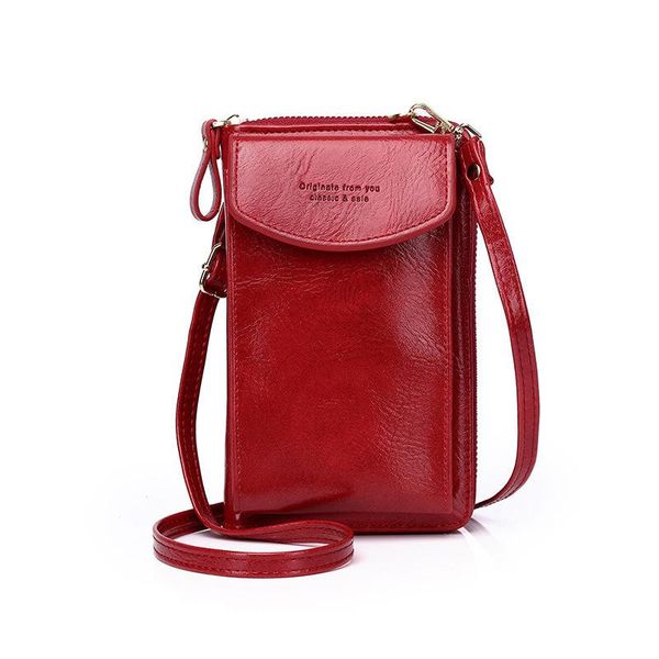 wallets 2021 women's wallet solid color one shoulder slant cross bag multifunctional korean cover type vertical clutch, Red;black
wallets 2021 women's wallet solid color one shoulder slant cross bag multifunctional korean cover type vertical clutch, Red;black