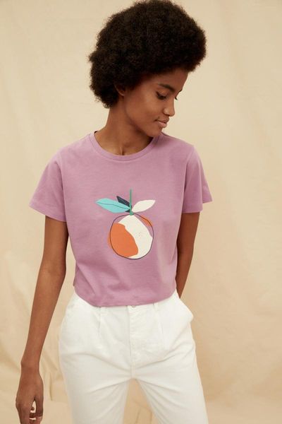 women's t-shirt trendyol 100 organic cotton crop printed knitted twoss21ts1409, White
women's t-shirt trendyol 100 organic cotton crop printed knitted twoss21ts1409, White