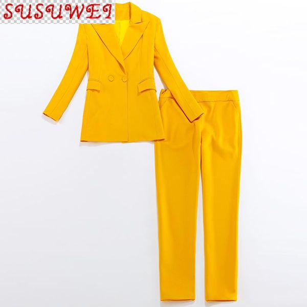 temperament women's professional blazer pants two-piece suit fall 2021 elegant ladies office jacket casual trousers two piece, White
temperament women's professional blazer pants two-piece suit fall 2021 elegant ladies office jacket casual trousers two piece, White