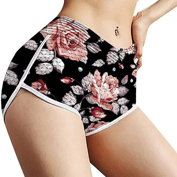 women's leggings fashion solid legging color fitness sports elastic waist floral printed stretchy short leggins pantalon pour femme, Black
women's leggings fashion solid legging color fitness sports elastic waist floral printed stretchy short leggins pantalon pour femme, Black