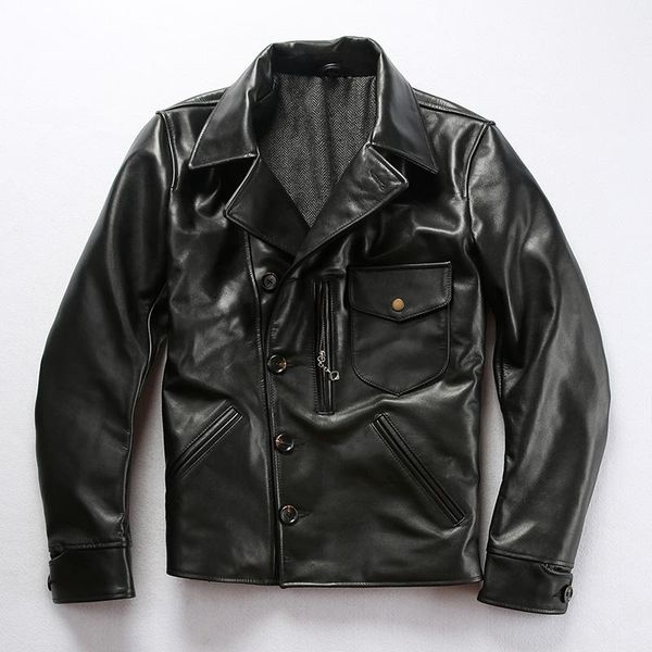 men's leather & faux fast autumn winter cow jacket men genuine diagonal zipper thick black motorcycle biker coats
men's leather & faux fast autumn winter cow jacket men genuine diagonal zipper thick black motorcycle biker coats