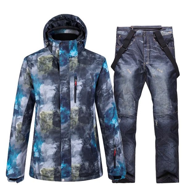 -30 mens snow suit set 10k waterproof windproof winter outdoor wear snowboard clothing ski jacket + bibs pant for male skiing suits
-30 mens snow suit set 10k waterproof windproof winter outdoor wear snowboard clothing ski jacket + bibs pant for male skiing suits