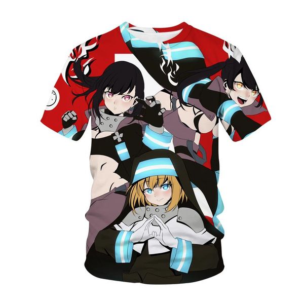 men's t-shirts anime fire force 3d print t-shirt men/womensummer harajuku cartoons streetwear fashion casual hip-hop o-neck oversize to, White;black
men's t-shirts anime fire force 3d print t-shirt men/womensummer harajuku cartoons streetwear fashion casual hip-hop o-neck oversize to, White;black