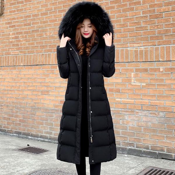 women's down & parkas winter jackets mid-length hooded thickened coat 2021 over the knee large size white duck outwear female, Black
women's down & parkas winter jackets mid-length hooded thickened coat 2021 over the knee large size white duck outwear female, Black