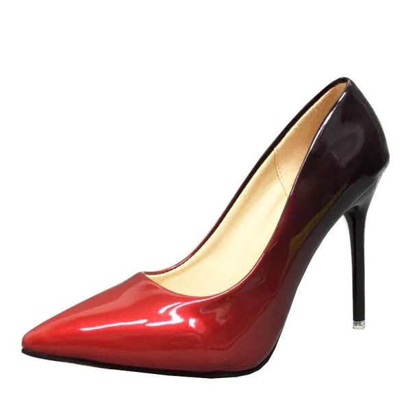 woman patent leather high heels pumps cm pointed toe stiletto shoes slip on shallow dress female sale, Black
woman patent leather high heels pumps cm pointed toe stiletto shoes slip on shallow dress female sale, Black