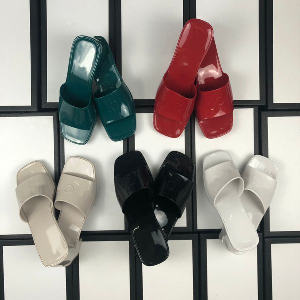 2021 women jelly slippers sandals womens rubber thick heel slipper square toe sandal high heeled ladies heeles height 5.5cm front heels, Black
2021 women jelly slippers sandals womens rubber thick heel slipper square toe sandal high heeled ladies heeles height 5.5cm front heels, Black