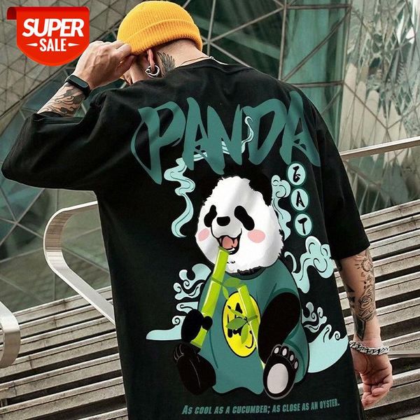 national tide short-sleeved men's trend chinese style panda fat fashion brand t-shirt loose large size five-point sleeve summer #4b2d, White;black
national tide short-sleeved men's trend chinese style panda fat fashion brand t-shirt loose large size five-point sleeve summer #4b2d, White;black