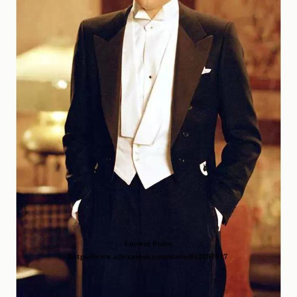 men's suits & blazers classic mens suit peaked lapel formal business blazer vintage wedding groom tuxedo 3 piece set costume homme (jac, White;black
men's suits & blazers classic mens suit peaked lapel formal business blazer vintage wedding groom tuxedo 3 piece set costume homme (jac, White;black