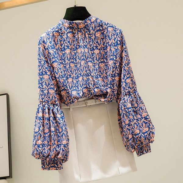 women's blouses & shirts chiffon lantern sleeved women blouse summer floral 2021 o-neck loose elegant office lady pulls outwear, White
women's blouses & shirts chiffon lantern sleeved women blouse summer floral 2021 o-neck loose elegant office lady pulls outwear, White