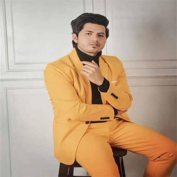 men's suits & blazers 2021 custom light orange notched lapel suit wedding prom slim groom tuxedo 2-piece (coat + pants), White;black
men's suits & blazers 2021 custom light orange notched lapel suit wedding prom slim groom tuxedo 2-piece (coat + pants), White;black
