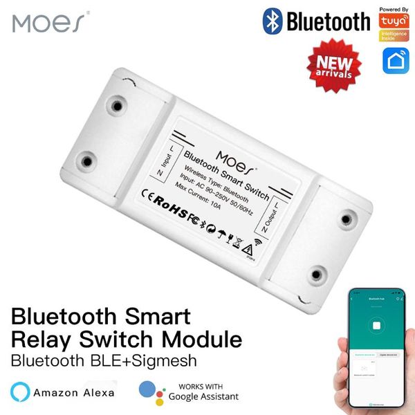 smart home control moes bluetooth switch relay module single point sigmesh wireless remote with alexa google tuya
smart home control moes bluetooth switch relay module single point sigmesh wireless remote with alexa google tuya