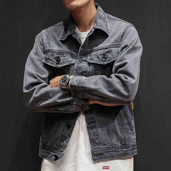 men's jackets jaqueta vaqueiro masculina casual, jaqueta solta estilo hip hop para homens, cor sólida, cinza, de primavera, tcxl, Black;brown
men's jackets jaqueta vaqueiro masculina casual, jaqueta solta estilo hip hop para homens, cor sólida, cinza, de primavera, tcxl, Black;brown