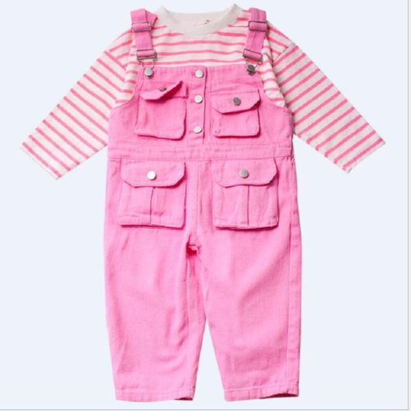 clothing sets toddler kids baby girls autumn full sleeve striped shirts solid overalls packet children fashion clothes set 2pcs 1-6y1, White
clothing sets toddler kids baby girls autumn full sleeve striped shirts solid overalls packet children fashion clothes set 2pcs 1-6y1, White