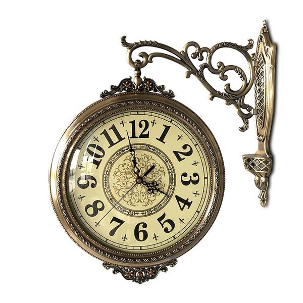 wall clocks metal nordic retro clock double sided watch american gold 3d large living room home decor zegar scienny gift
wall clocks metal nordic retro clock double sided watch american gold 3d large living room home decor zegar scienny gift