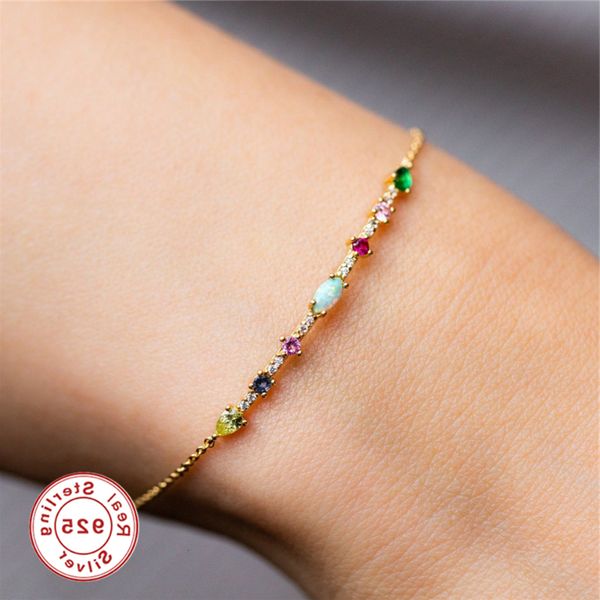 romad 925 sterling silver boho rainbow zircon beads chain bracelets turquoise purple green crystal pave charm bracelet jewelry, Golden;silver
romad 925 sterling silver boho rainbow zircon beads chain bracelets turquoise purple green crystal pave charm bracelet jewelry, Golden;silver