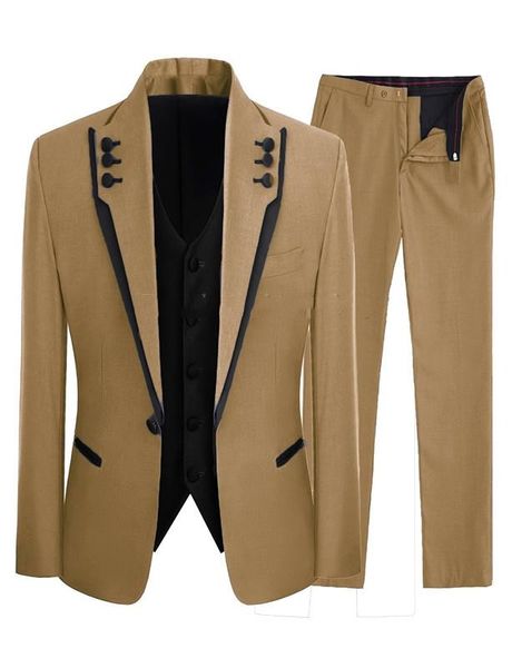 men's suits & blazers 2021 custom made size and color two buttons groom tuxedos gray groomsman/bridegroom wedding suit ( jacket+pants+v, White;black
men's suits & blazers 2021 custom made size and color two buttons groom tuxedos gray groomsman/bridegroom wedding suit ( jacket+pants+v, White;black
