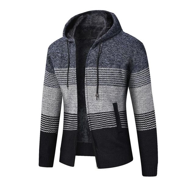 men's vests 2021 autumn casual zipper long sleeve hooded jackets for men strpied patchwork chaquetas hombre, Black;white
men's vests 2021 autumn casual zipper long sleeve hooded jackets for men strpied patchwork chaquetas hombre, Black;white