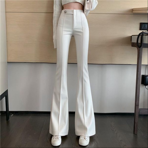 wavsiyier loose summer spring womens pant plus size korean high waist trousers women suit casual solid office wide leg flare, Black;white
wavsiyier loose summer spring womens pant plus size korean high waist trousers women suit casual solid office wide leg flare, Black;white