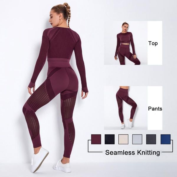 yoga outfit gym clothing seamless leggings for women set workout clothes female athletic wear fitness long sleeve crop sport suit
yoga outfit gym clothing seamless leggings for women set workout clothes female athletic wear fitness long sleeve crop sport suit