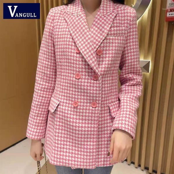women's suits & blazers sllsky 2021 classic design pink plaid women coat double breasted long sleeve ladies high street female jacket, White;black
women's suits & blazers sllsky 2021 classic design pink plaid women coat double breasted long sleeve ladies high street female jacket, White;black