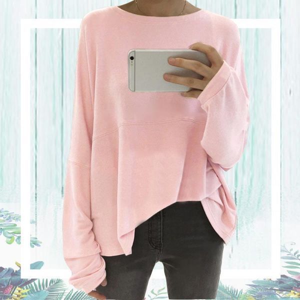 solid loosen women's tshirt 2021 autumn oversize casual ladies long tees fashion clothes for women plus sized s-5xl t-shirt, White
solid loosen women's tshirt 2021 autumn oversize casual ladies long tees fashion clothes for women plus sized s-5xl t-shirt, White