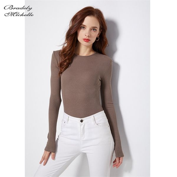 bradely michelle 2021 autumn pure cotton women slim long-sleeve o-neck bodysuits female rompers streetwear jumpsuits, Black;white
bradely michelle 2021 autumn pure cotton women slim long-sleeve o-neck bodysuits female rompers streetwear jumpsuits, Black;white