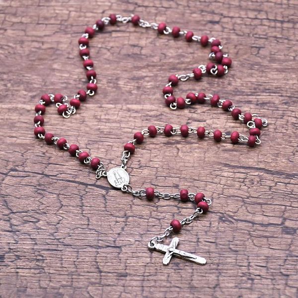 pendant necklaces rose scented beads rosary necklace cross pendants our lady of fatima religious jewelry church prayer souvenir, Silver
pendant necklaces rose scented beads rosary necklace cross pendants our lady of fatima religious jewelry church prayer souvenir, Silver