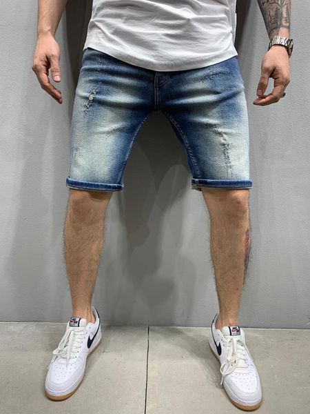 men's jeans summer slim stretch hole fashion shorts multi style capris men pants fit, Blue
men's jeans summer slim stretch hole fashion shorts multi style capris men pants fit, Blue