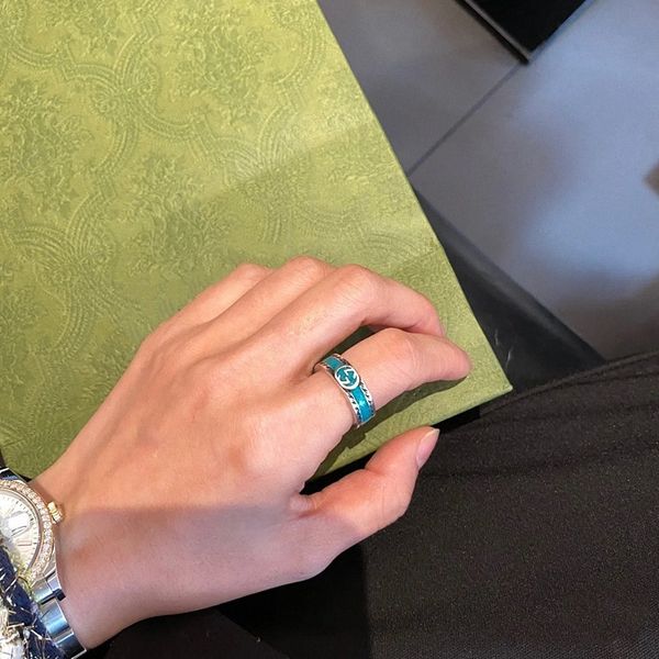925 silver green double interlocking enamel ring is old fashion trend for men and women signature deals
925 silver green double interlocking enamel ring is old fashion trend for men and women signature deals