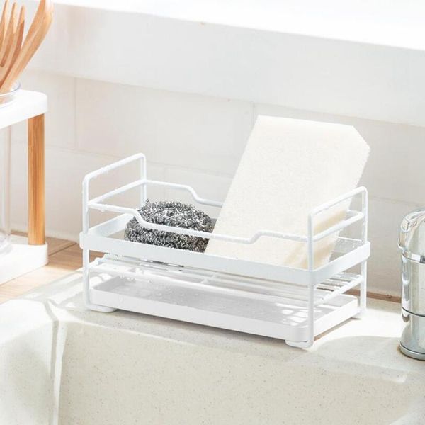 kitchen storage & organization sink sponge holder drying rack bottom water collecting tray removable hollow out drainer soap supplies
kitchen storage & organization sink sponge holder drying rack bottom water collecting tray removable hollow out drainer soap supplies