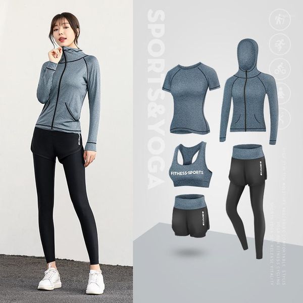 yoga outfit 5 piece set for women running fitness t shirt sports bra wear clothing female training sport suit
yoga outfit 5 piece set for women running fitness t shirt sports bra wear clothing female training sport suit
