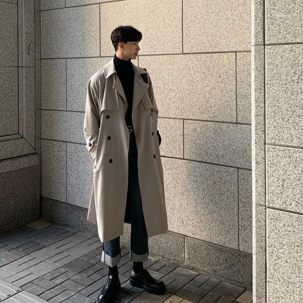 men's trench coats coat men 's mid -length trendy loose overknee british double-breasted spring and autumn thin, Tan;black
men's trench coats coat men 's mid -length trendy loose overknee british double-breasted spring and autumn thin, Tan;black