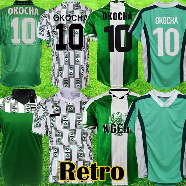 1994 1996 1998 retro soccer jerseys 94 vintage 96 football shirt okocha jersey yekini finidi 98 classic maillot de foot, Black
1994 1996 1998 retro soccer jerseys 94 vintage 96 football shirt okocha jersey yekini finidi 98 classic maillot de foot, Black