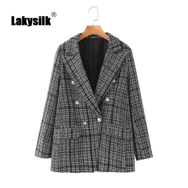 spring autumn blazers office lady fashion vintage classic plaid women double breasted pockets full sleeve suit women's suits &, White;black
spring autumn blazers office lady fashion vintage classic plaid women double breasted pockets full sleeve suit women's suits &, White;black